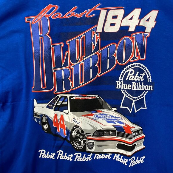 Pabst Blue Ribbon Racing 1844 Promo T-Shirt XL - Picture 2 of 4